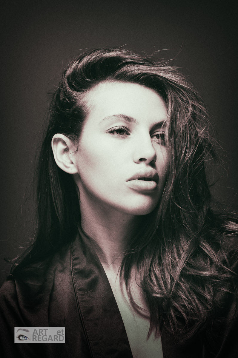 Portrait noir et blanc